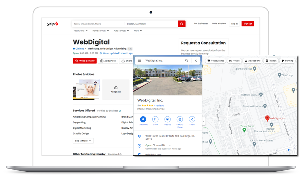 User engagement from listings